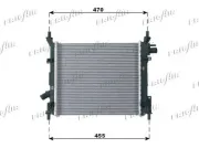 Kühler, Motorkühlung FRIGAIR 0105.3078