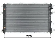 Kühler, Motorkühlung FRIGAIR 0105.3105