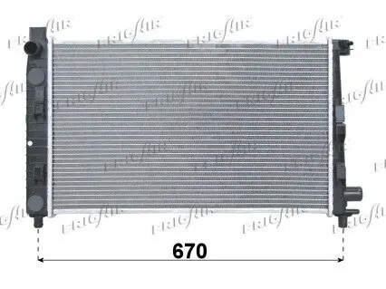 Kühler, Motorkühlung FRIGAIR 0106.3006 Bild Kühler, Motorkühlung FRIGAIR 0106.3006