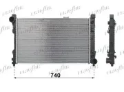 Kühler, Motorkühlung FRIGAIR 0106.3056