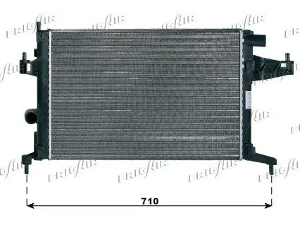 Kühler, Motorkühlung FRIGAIR 0107.3003 Bild Kühler, Motorkühlung FRIGAIR 0107.3003