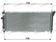 Kühler, Motorkühlung FRIGAIR 0107.3044