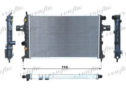 Kühler, Motorkühlung FRIGAIR 0107.3056