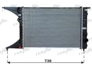 Kühler, Motorkühlung FRIGAIR 0107.3066