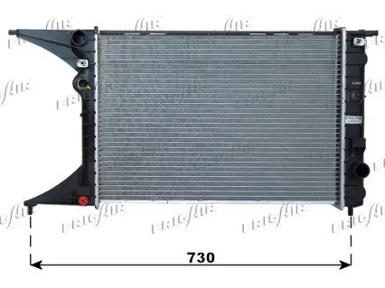 Kühler, Motorkühlung FRIGAIR 0107.3066 Bild Kühler, Motorkühlung FRIGAIR 0107.3066