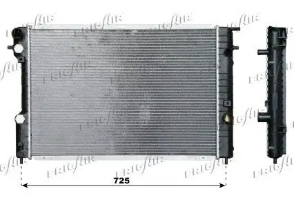 Kühler, Motorkühlung FRIGAIR 0107.3067