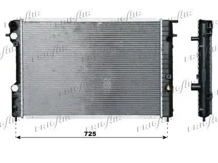 Kühler, Motorkühlung FRIGAIR 0107.3069 Bild Kühler, Motorkühlung FRIGAIR 0107.3069