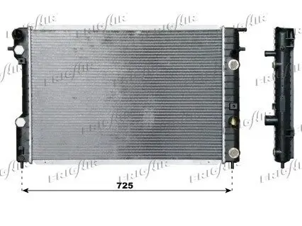 Kühler, Motorkühlung FRIGAIR 0107.3107 Bild Kühler, Motorkühlung FRIGAIR 0107.3107