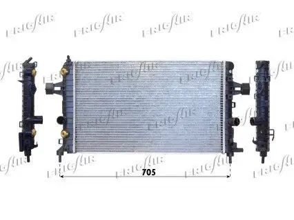 Kühler, Motorkühlung FRIGAIR 0107.3115 Bild Kühler, Motorkühlung FRIGAIR 0107.3115