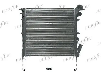 Kühler, Motorkühlung FRIGAIR 0109.3056
