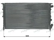 Kühler, Motorkühlung FRIGAIR 0109.3057
