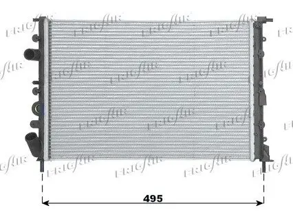Kühler, Motorkühlung FRIGAIR 0109.3079 Bild Kühler, Motorkühlung FRIGAIR 0109.3079