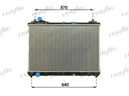 Kühler, Motorkühlung FRIGAIR 0114.3041 Bild Kühler, Motorkühlung FRIGAIR 0114.3041