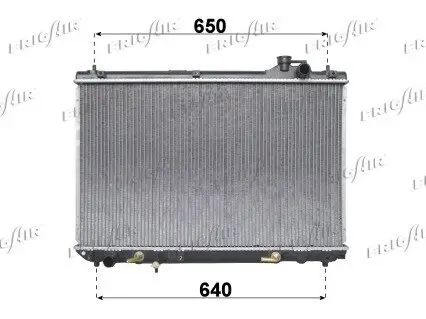 Kühler, Motorkühlung FRIGAIR 0115.3084
