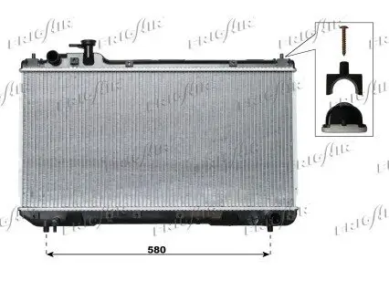 Kühler, Motorkühlung FRIGAIR 0115.3096 Bild Kühler, Motorkühlung FRIGAIR 0115.3096