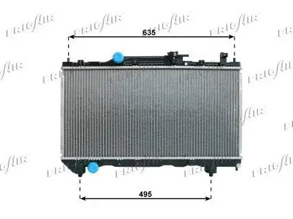 Kühler, Motorkühlung FRIGAIR 0115.3097