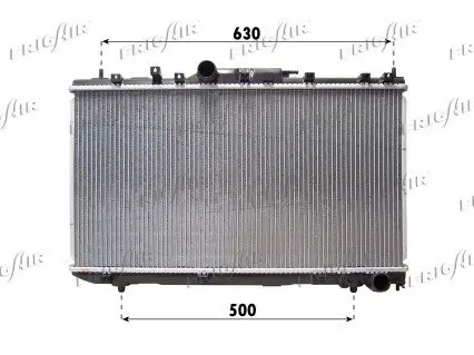 Kühler, Motorkühlung FRIGAIR 0115.3098 Bild Kühler, Motorkühlung FRIGAIR 0115.3098