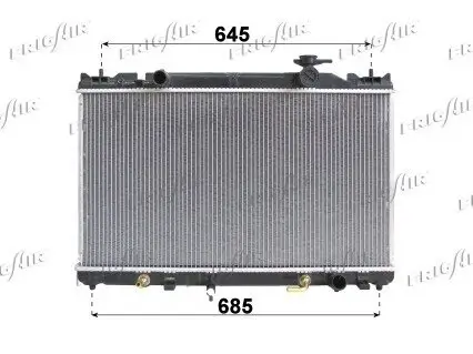 Kühler, Motorkühlung FRIGAIR 0115.3118