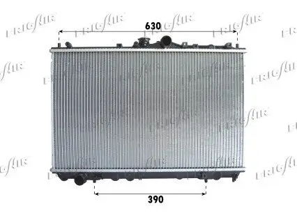 Kühler, Motorkühlung FRIGAIR 0116.3027