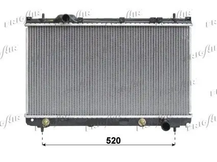 Kühler, Motorkühlung FRIGAIR 0118.3021 Bild Kühler, Motorkühlung FRIGAIR 0118.3021