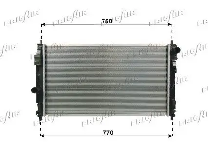 Kühler, Motorkühlung FRIGAIR 0118.3023 Bild Kühler, Motorkühlung FRIGAIR 0118.3023
