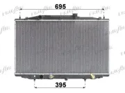 Kühler, Motorkühlung FRIGAIR 0119.3026