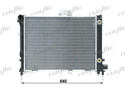Kühler, Motorkühlung FRIGAIR 0122.2072