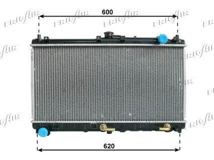 Kühler, Motorkühlung FRIGAIR 0127.3005 Bild Kühler, Motorkühlung FRIGAIR 0127.3005