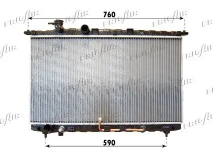 Kühler, Motorkühlung FRIGAIR 0128.3094 Bild Kühler, Motorkühlung FRIGAIR 0128.3094
