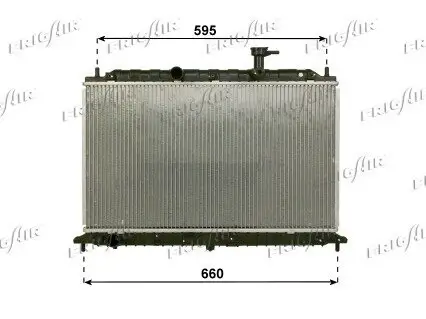 Kühler, Motorkühlung FRIGAIR 0128.3108