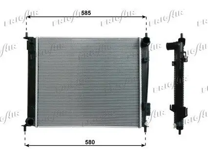 Kühler, Motorkühlung FRIGAIR 0133.3037