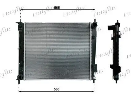 Kühler, Motorkühlung FRIGAIR 0133.3040 Bild Kühler, Motorkühlung FRIGAIR 0133.3040