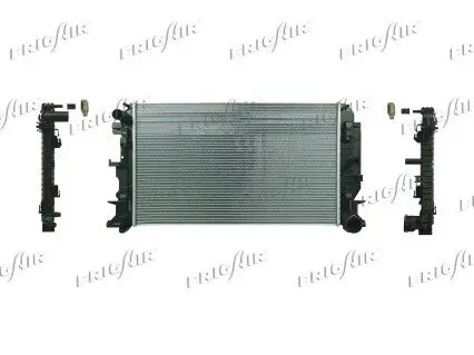 Kühler, Motorkühlung FRIGAIR 0206.2087