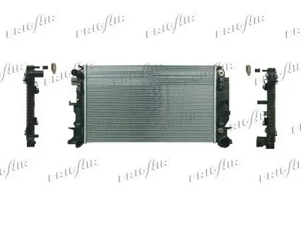 Kühler, Motorkühlung FRIGAIR 0206.2088