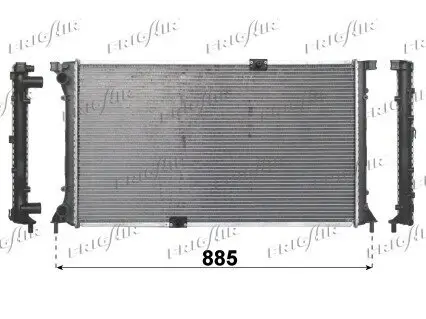 Kühler, Motorkühlung FRIGAIR 0209.2032 Bild Kühler, Motorkühlung FRIGAIR 0209.2032