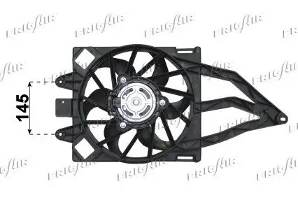 Lüfter, Motorkühlung 12 V FRIGAIR 0504.2038 Bild Lüfter, Motorkühlung 12 V FRIGAIR 0504.2038