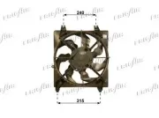 Lüfter, Motorkühlung 12 V links FRIGAIR 0528.2009