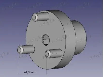 Abzieher, Riemenscheibe FRIGAIR 80.80015 Bild Abzieher, Riemenscheibe FRIGAIR 80.80015