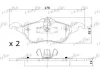 Bremsbelagsatz, Scheibenbremse Vorderachse FRIGAIR PD05.508 Bild Bremsbelagsatz, Scheibenbremse Vorderachse FRIGAIR PD05.508