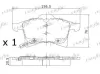 Bremsbelagsatz, Scheibenbremse Vorderachse FRIGAIR PD07.505 Bild Bremsbelagsatz, Scheibenbremse Vorderachse FRIGAIR PD07.505