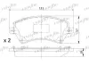 Bremsbelagsatz, Scheibenbremse Vorderachse FRIGAIR PD15.502 Bild Bremsbelagsatz, Scheibenbremse Vorderachse FRIGAIR PD15.502
