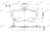 Bremsbelagsatz, Scheibenbremse Vorderachse FRIGAIR PD18.502 Bild Bremsbelagsatz, Scheibenbremse Vorderachse FRIGAIR PD18.502