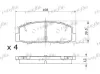 Bremsbelagsatz, Scheibenbremse Hinterachse FRIGAIR PD27.501 Bild Bremsbelagsatz, Scheibenbremse Hinterachse FRIGAIR PD27.501