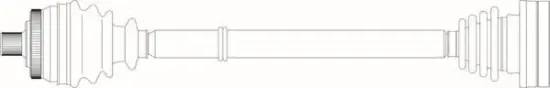 Antriebswelle Vorderachse rechts GENERAL RICAMBI AU3076 Bild Antriebswelle Vorderachse rechts GENERAL RICAMBI AU3076