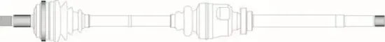Antriebswelle Vorderachse rechts GENERAL RICAMBI CI3104 Bild Antriebswelle Vorderachse rechts GENERAL RICAMBI CI3104
