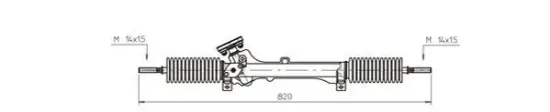Lenkgetriebe GENERAL RICAMBI CI4015 Bild Lenkgetriebe GENERAL RICAMBI CI4015