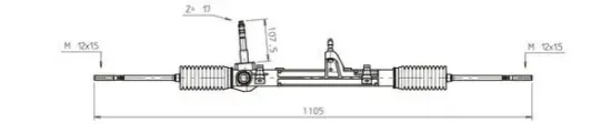 Lenkgetriebe GENERAL RICAMBI FI4101 Bild Lenkgetriebe GENERAL RICAMBI FI4101