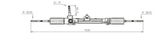 Lenkgetriebe GENERAL RICAMBI FI4112 Bild Lenkgetriebe GENERAL RICAMBI FI4112