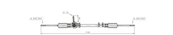 Lenkgetriebe GENERAL RICAMBI FO4005