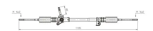 Lenkgetriebe GENERAL RICAMBI FO4023